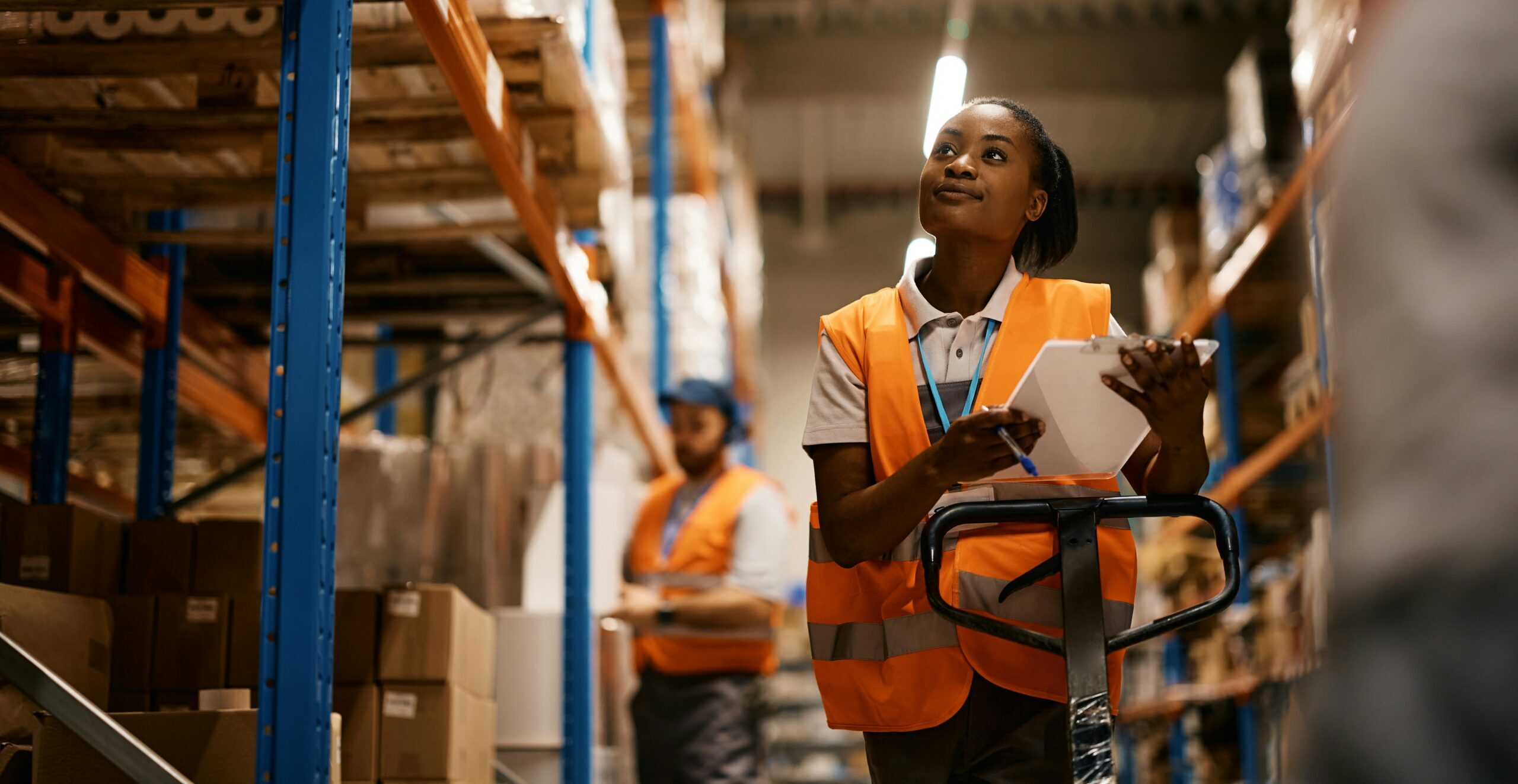 Woman working in the manufacturing and industrial industry workforce learning platform